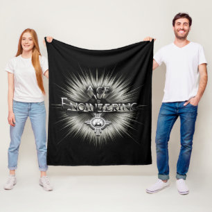 Tijdstip van de ingenieursinstelling ISOTXT Fleece Deken