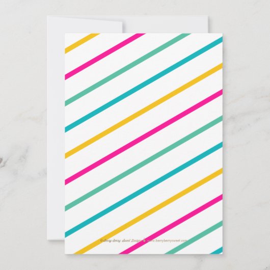 Tijdstip van de uitnodiging van de Joy Graduation  (Achterkant)