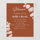 Tijdstip van het gebrande oranje eucalyptusprogram (Voorkant)