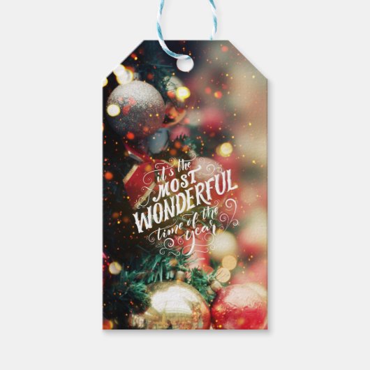 Tijdstip van het Jaar Cadeaulabel (Voorkant)