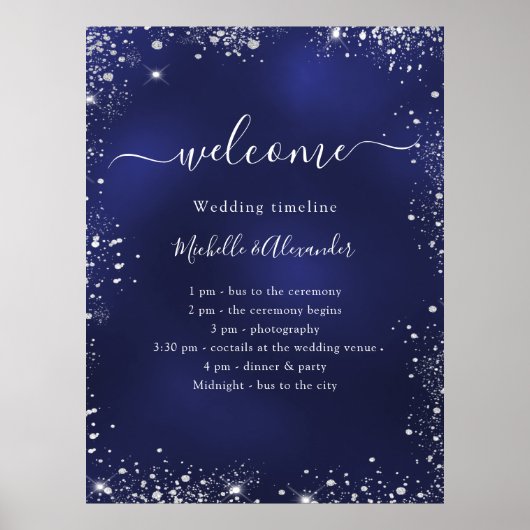 Tijdstip van het marinesolinese goudglitterprogram poster (Voorkant)