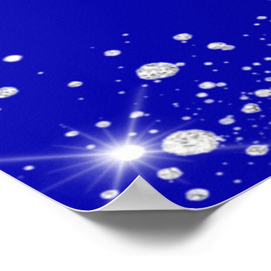 Tijdstip van het Royal blue Silver-programma voor  Poster (Hoek)