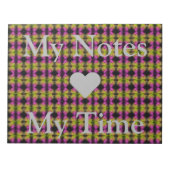 Tijdstip voor het ontwerp van Mijn notities Lovely Notitieblok (Voorkant)