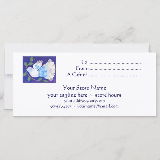 Tijdstip voor sjabloon van het vredescertificaat (Achterkant)