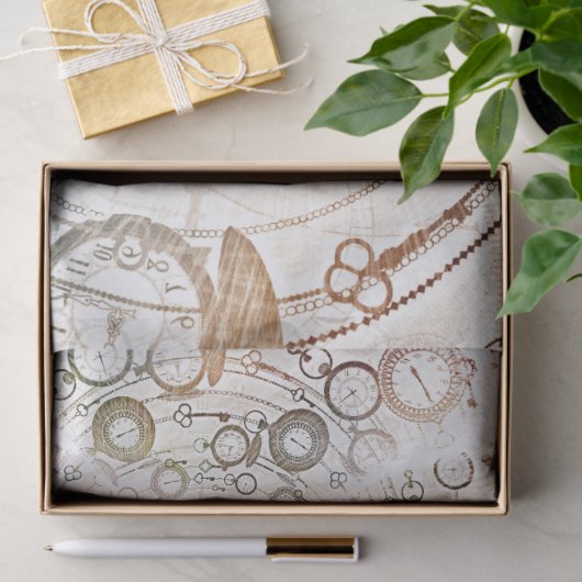 Tijdstipverdraaiingspatroon Tissuepapier (Geschenk)