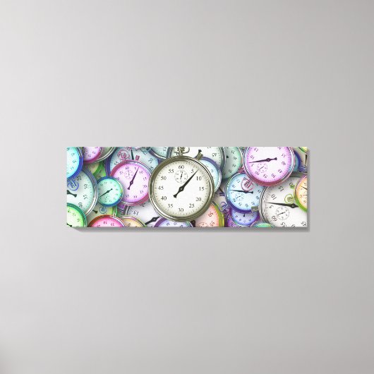 tijdstuk omwikkeld canvas afdruk (Voorkant)