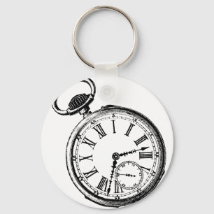 Tijdstuk voor kantelen van Clock Pocket Watch Face Sleutelhanger