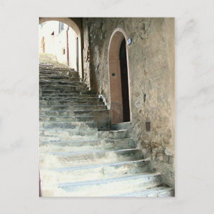 Tijdversleten doorgang briefkaart