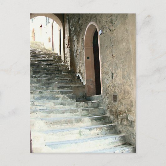 Tijdversleten doorgang briefkaart (Voorkant)