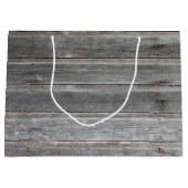 Tijdversleten Woodenmuur Groot Cadeauzakje (Voorkant)