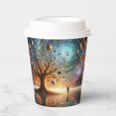 Tijdverzorgers' Grove Paper cup Papieren Bekers (Voorkant)