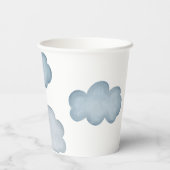 Tijdvliegdag vliegend vliegtuig papieren bekers (Achterkant)