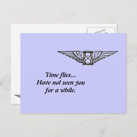 Tijdvliegen Briefkaart (Voorkant / Achterkant)