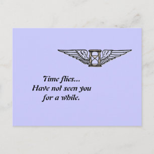 Tijdvliegen Briefkaart