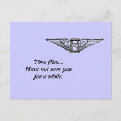 Tijdvliegen Briefkaart (Voorkant)