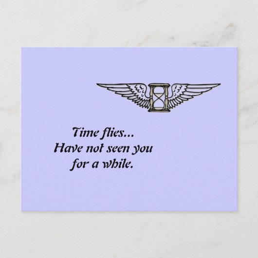 Tijdvliegen Briefkaart (Voorkant)