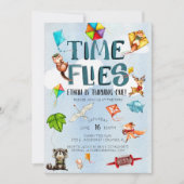 Tijdvliegen | Eerste verjaardag van de Kite Theest Kaart (Voorkant)