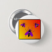 Tijdvliegen Ronde Button 5,7 Cm (Voorkant /achterkant)