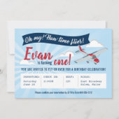 Tijdvlieger Vliegverbod Vliegdaguitnodiging Kaart (Voorkant)