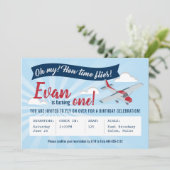 Tijdvlieger Vliegverbod Vliegdaguitnodiging Kaart (Staand voorkant)