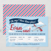 Tijdvlieger Vliegverbod Vliegdaguitnodiging Kaart (Voorkant / Achterkant)