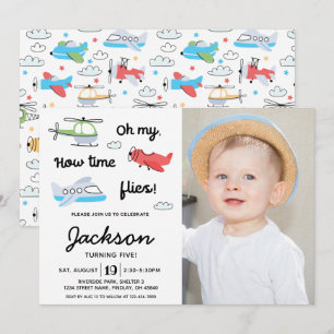 Tijdvliegers Helikopter foto vlieger Birthday Kaart