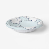 Tijdvliegers vliegende dag papieren kommen (Gebogen)