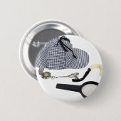 TijdVoorRechercheur050110 Ronde Button 5,7 Cm (Voorkant /achterkant)