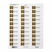Tijdwaarnemer Raven – Gotische Klokwerken Etiket (Full Sheet)