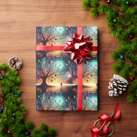 Tijdwachtterrein Cadeaupapier (Feestdagen Geschenken)