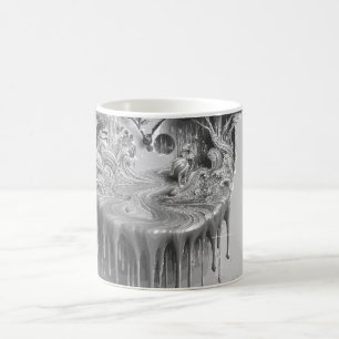 Tijdwarp-mok – Surrealistische gesmolten klokdrupp Koffiemok