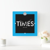 TIJDZIN VIERKANTE KLOK (Huis)