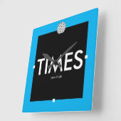 TIJDZIN VIERKANTE KLOK (Hoek)