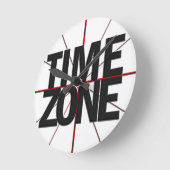 Tijdzone klok voor elke tijdzone (Hoek)