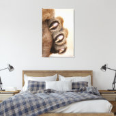 tijgelpoot canvas afdruk (Insitu (Slaapkamer))