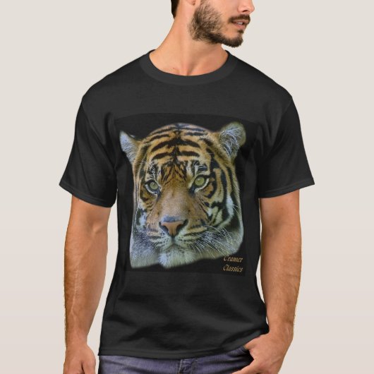 tijger1_zwart/bgrd t-shirt (Voorkant)