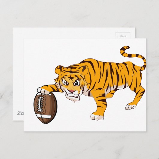 tijger4 briefkaart (Voorkant / Achterkant)