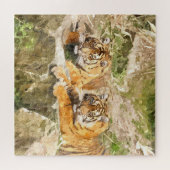 Tijger 001, ingediend door JAMFoto Legpuzzel (Horizontaal)