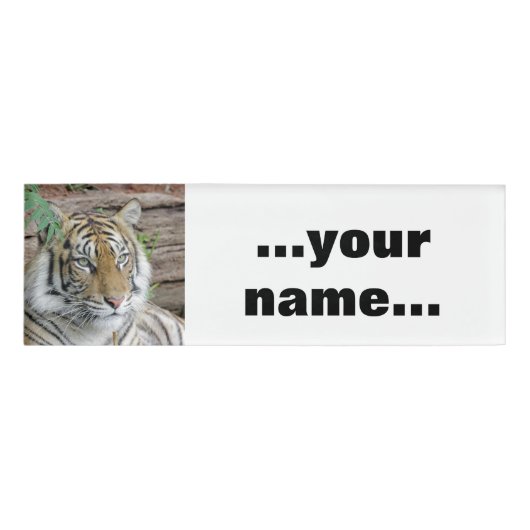 Tijger_002 Naambadge (Voorkant)