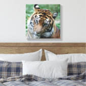 Tijger 013 canvas afdruk (Insitu (Slaapkamer))