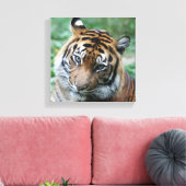 Tijger 013 canvas afdruk (Insitu (Woonkamer))