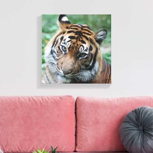 Tijger 013 canvas afdruk (Insitu (Woonkamer))