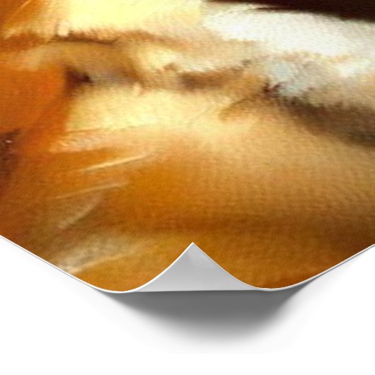 Tijger (10) Wilde kat Poster (Hoek)