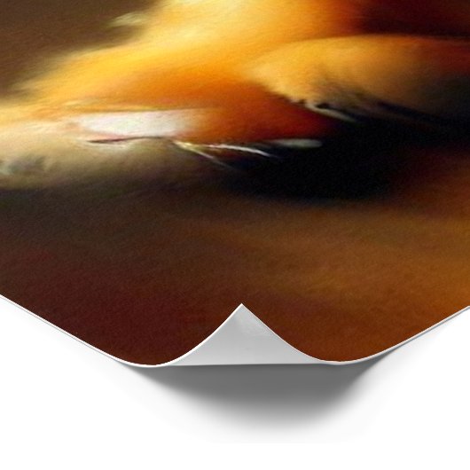 Tijger (14) Wilde kat Poster (Hoek)