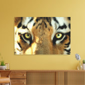 Tijger 1 - Gewikkeld Canvas Afdruk (Insitu (Woonkamer))