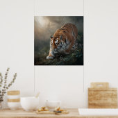 Tijger 1 poster (Keuken)