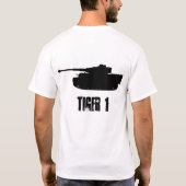 Tijger 1 Profiel T-Shirt Tee Shirt (Achterkant)