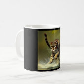 Tijger (1) Wilde kat Koffiemok (Voorkant links)