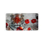 Tijger 2022 het Etiket van het Adres van de Terugk (Voorkant)