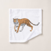 Tijger 2 bad handdoek (Wasdoekje)